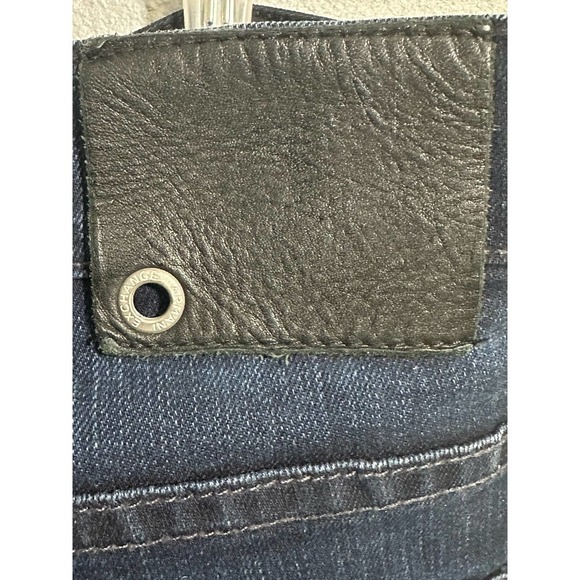 ARMANI EXCHANGE A/F BLUE-BLACK DISTRESSED STRE DESTROY DENIM BLUE JEANS SIZE 32 - Picture 8 of 8